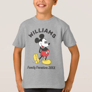 Classic Mickey Mouse Family Vacation T-Shirt