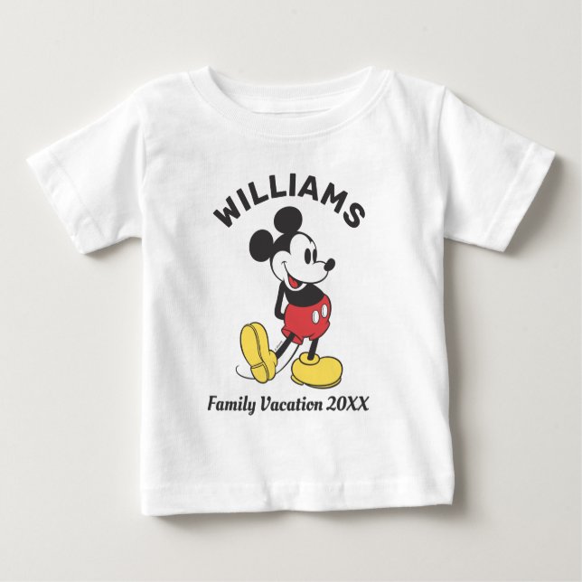 Classic Mickey Mouse | Family Vacation T-Shirt (Front)