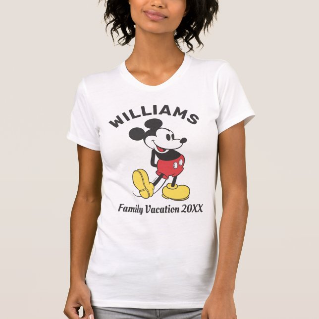 Classic Mickey Mouse | Family Vacation T-Shirt (Front)