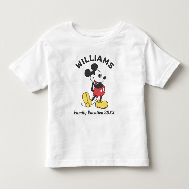 Classic Mickey Mouse | Family Vacation T-Shirt (Front)