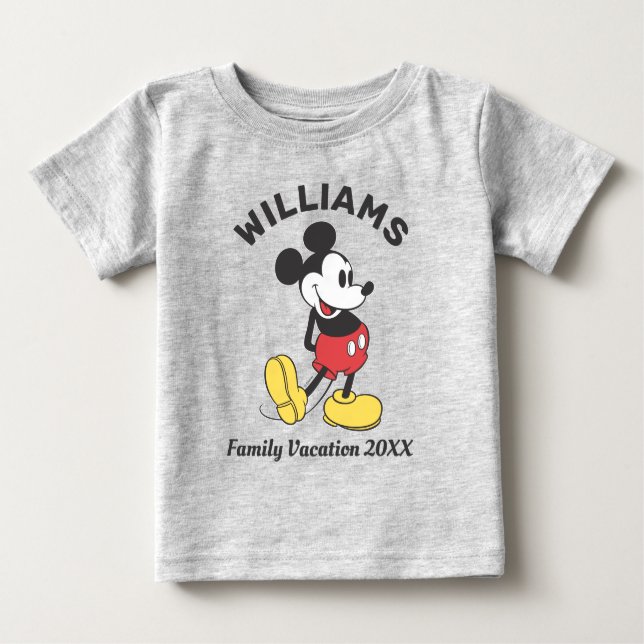 Classic Mickey Mouse | Family Vacation T-Shirt (Front)