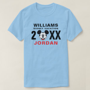 Classic Mickey Mouse Family Vacation T-Shirt