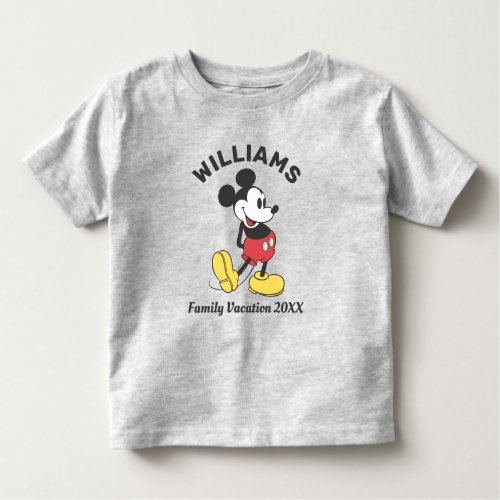 Classic Mickey Mouse  Family Vacation T_Shirt