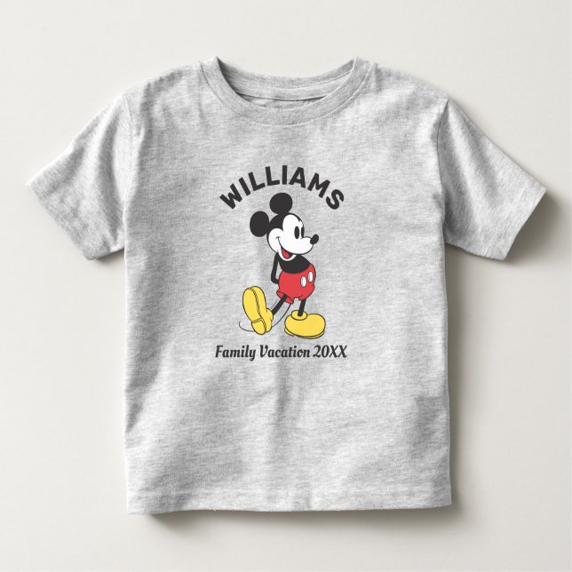 Classic Mickey Mouse | Family Vacation T-Shirt (Front)