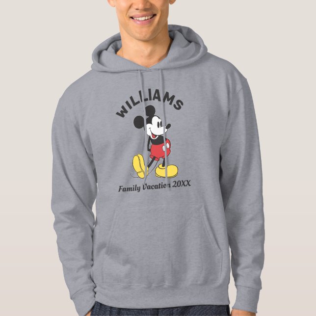 Classic Mickey Mouse | Family Vacation T-Shirt Hoodie (Front)