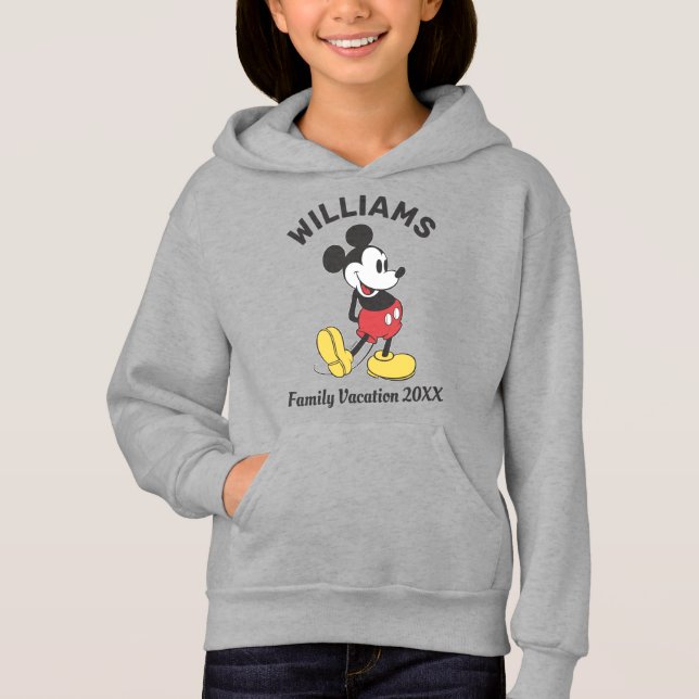Classic Mickey Mouse | Family Vacation T-Shirt Hoodie (Front)