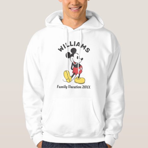 Classic Mickey Mouse  Family Vacation T_Shirt Hoodie