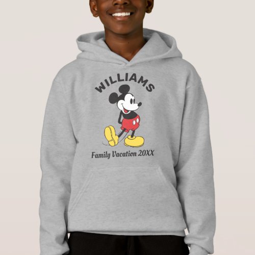 Classic Mickey Mouse  Family Vacation T_Shirt Hoodie