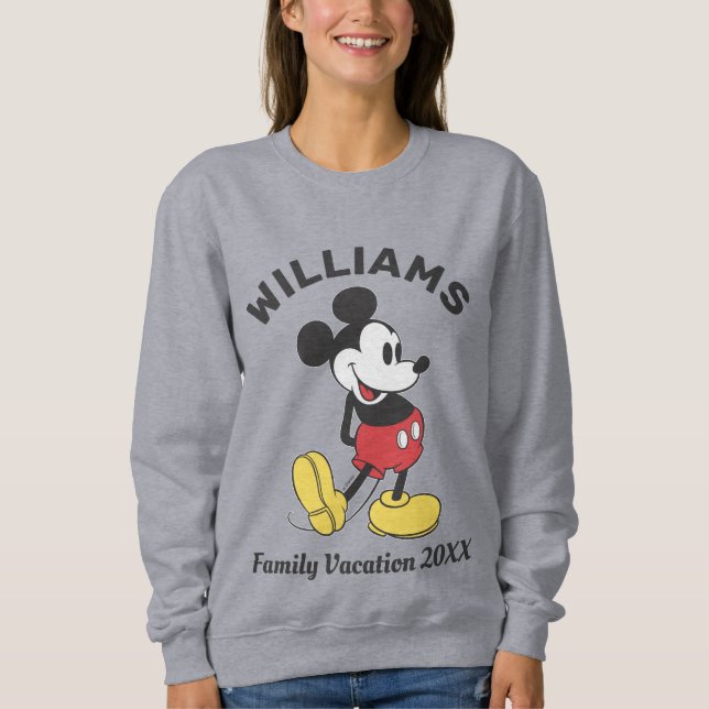 Classic Mickey Mouse | Family Vacation T-Shirt Sweatshirt (Front)