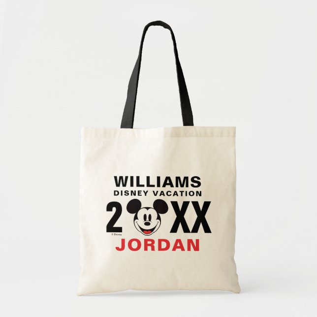 Classic Mickey Mouse | Family Vacation Tote Bag (Front)