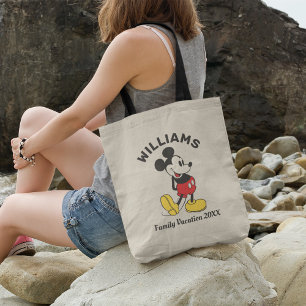 Classic Mickey Mouse   Family Vacation Tote Bag
