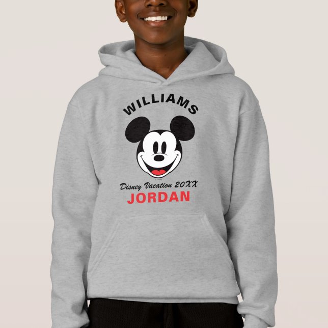 Classic Mickey Mouse - Family Vacation & Year Hoodie (Front)