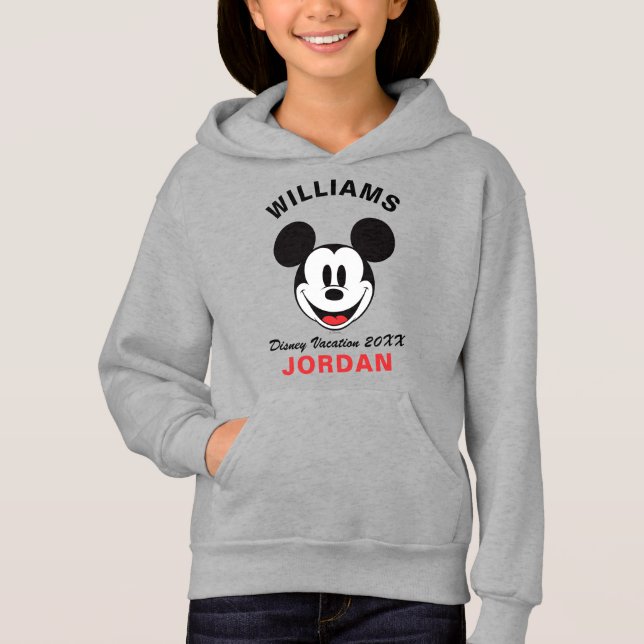 Classic Mickey Mouse - Family Vacation & Year Hoodie (Front)
