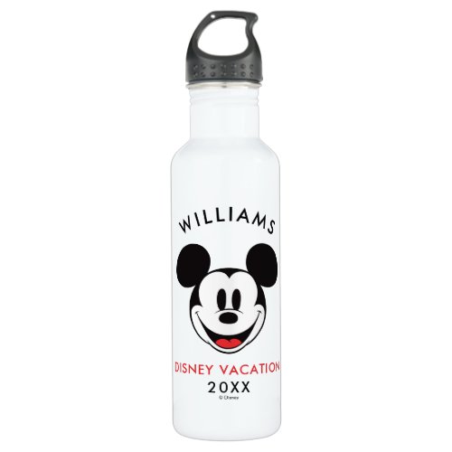 Classic Mickey Mouse _ Family Vacation  Year Stainless Steel Water Bottle