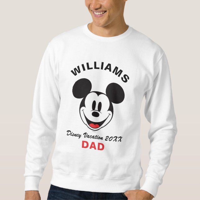 Classic Mickey Mouse - Family Vacation & Year Sweatshirt (Front)