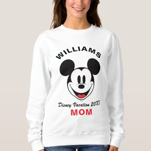 Classic Mickey Mouse _ Family Vacation  Year Sweatshirt