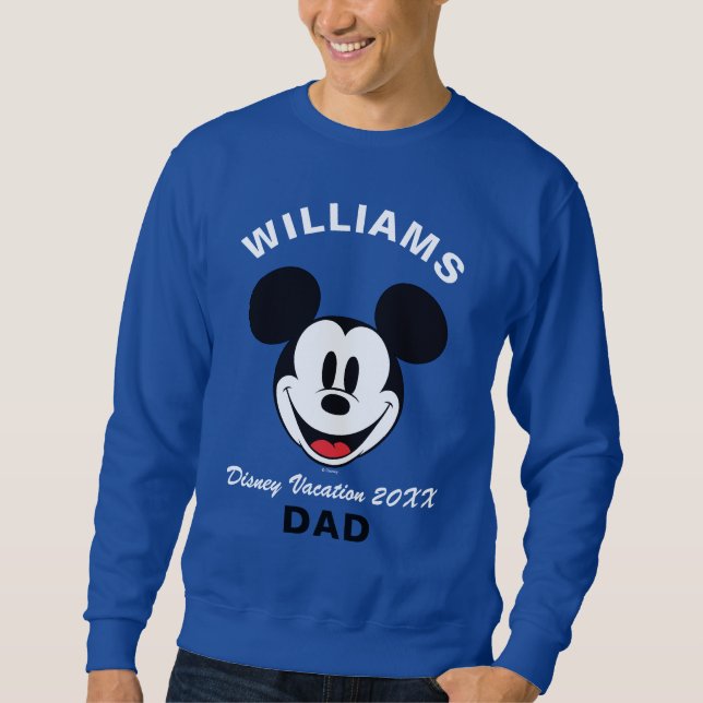 Classic Mickey Mouse - Family Vacation & Year Sweatshirt (Front)