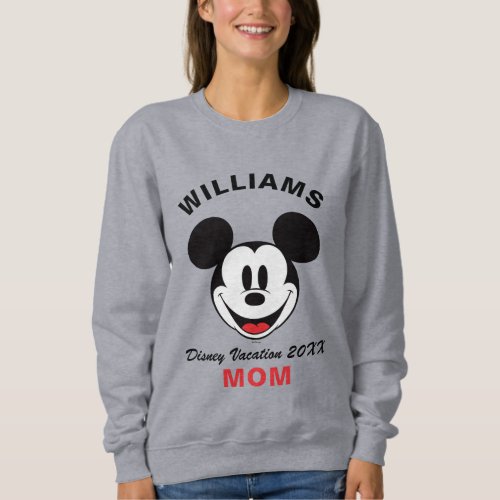 Classic Mickey Mouse _ Family Vacation  Year Sweatshirt