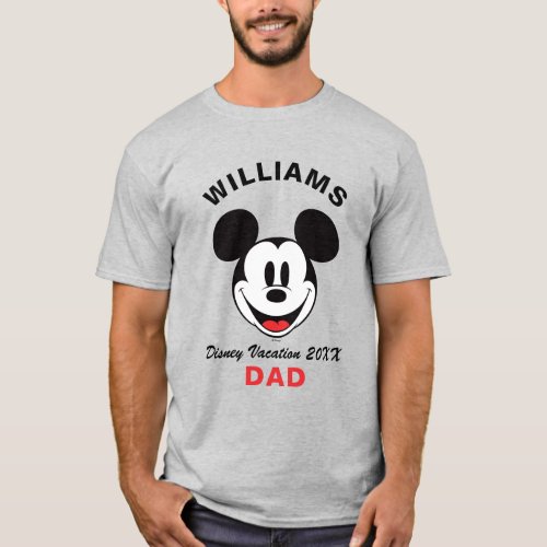 Classic Mickey Mouse _ Family Vacation  Year T_Shirt