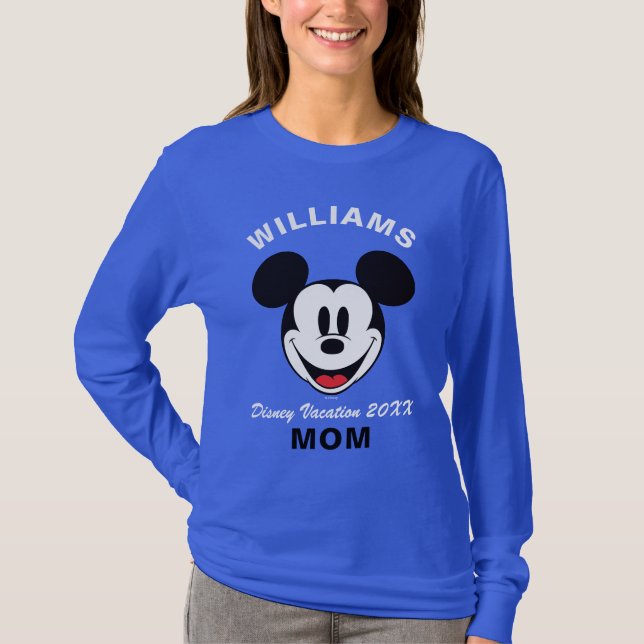 Classic Mickey Mouse - Family Vacation & Year T-Shirt (Front)