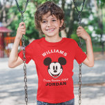 Classic Mickey Mouse - Family Vacation & Year T-Shirt<br><div class="desc">Going on a Disney Family Vacation? Personalize these classic Disney characters for the whole family by adding your own custom text.</div>