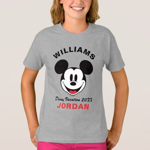 Classic Mickey Mouse _ Family Vacation  Year T_Shirt