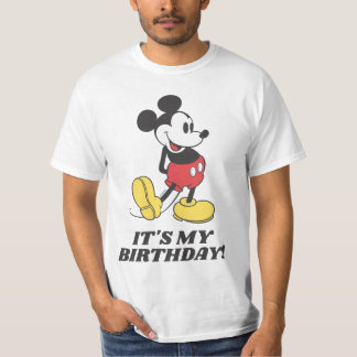 Classic Mickey Mouse | It's My Birthday T-Shirt