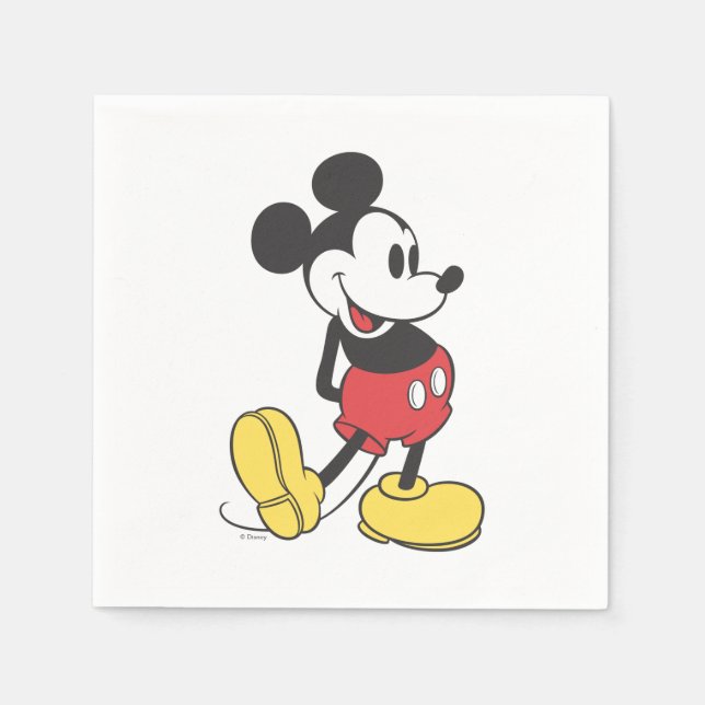 Classic Mickey Mouse Napkins (Front)