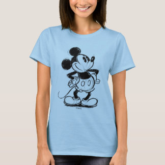 Classic Mickey Mouse Sketch T-Shirt