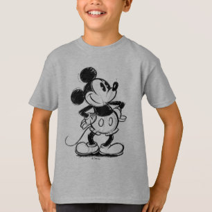 Classic Mickey Mouse Sketch T-Shirt