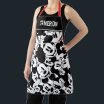 Classic Mickey Personalized Apron<br><div class="desc">Cook in Disney style with this classic Mickey Mouse personalized apron. Featuring a timeless Mickey Mouse design, this apron combines charm and functionality, perfect for Disney fans who enjoy spending time in the kitchen. Customizable with your name or message, it makes an ideal gift for Disney lovers or a fun...</div>