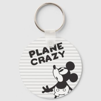 Classic Mickey | Plane Crazy Keychain by MickeyAndFriends at Zazzle