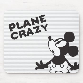 Classic Mickey | Plane Crazy Mouse Pad by MickeyAndFriends at Zazzle