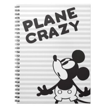 Classic Mickey | Plane Crazy Notebook by MickeyAndFriends at Zazzle
