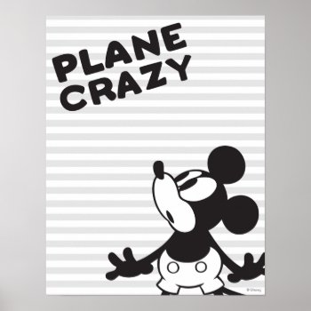 Classic Mickey | Plane Crazy Poster by MickeyAndFriends at Zazzle