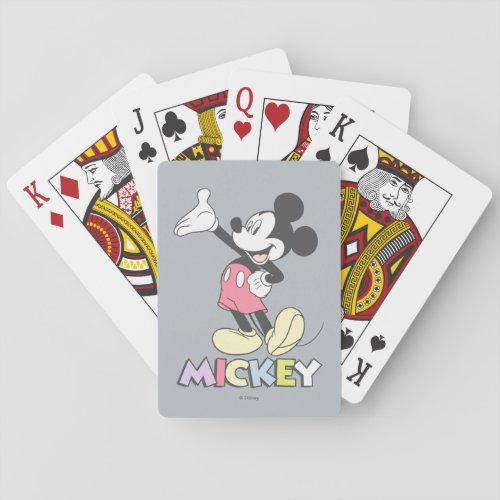 Classic Mickey Playing Cards