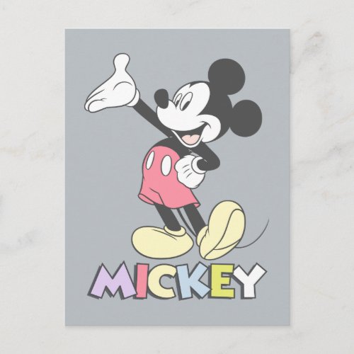 Classic Mickey Postcard