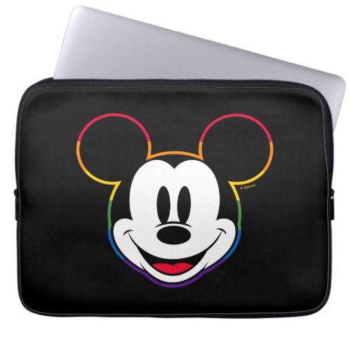 Classic Mickey Rainbow Head Laptop Sleeve