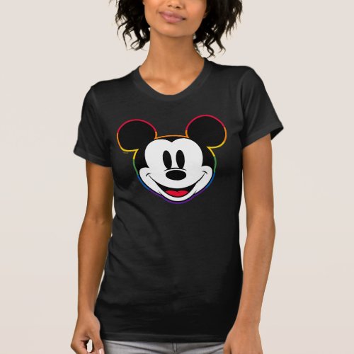 Classic Mickey Rainbow Head T_Shirt