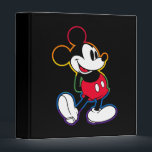 Classic Mickey Rainbow Outline 3 Ring Binder<br><div class="desc">Brighten up your day with this vibrant Mickey Mouse design featuring a bold rainbow outline of Disney’s most beloved character! This modern and colorful take on the classic Mickey silhouette adds a fun and playful touch, perfect for fans who love both Disney nostalgia and contemporary style. The sleek, minimalist look...</div>