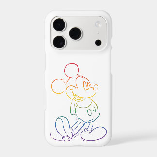 Classic Mickey Rainbow Outline iPhone 17 Pro Case
