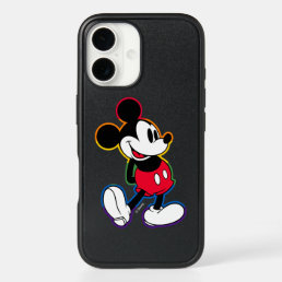 Classic Mickey Rainbow Outline iPhone 16 Case