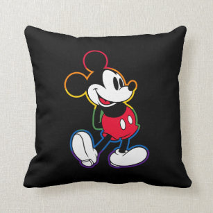 Disney 18 x 18 Mickey Mouse Canvas Outdoor Throw Pillow