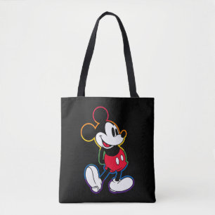Classic Mickey Rainbow Outline Tote Bag