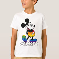 Classic Mickey Rainbow Stripes
