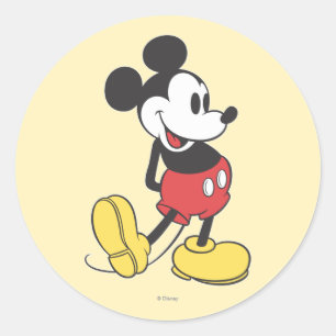 Classic Mickey Round Sticker
