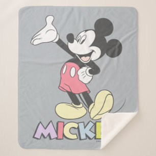 Classic Mickey Sherpa Blanket
