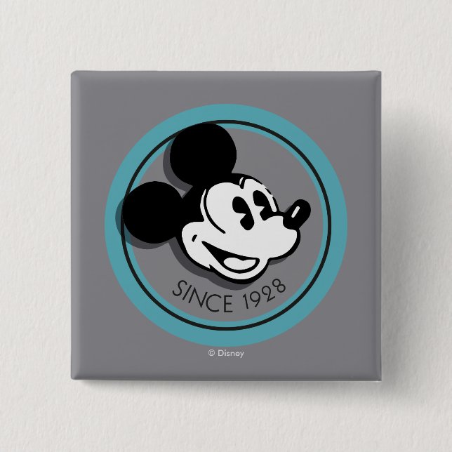 Classic Mickey Since 1928 Button (Front)