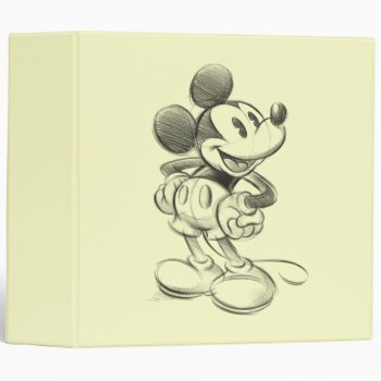 Classic Mickey | Sketch Binder by MickeyAndFriends at Zazzle