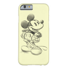 Classic Mickey | Sketch Barely There iPhone 6 Case